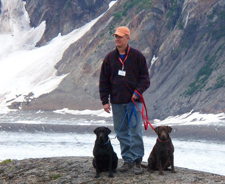 Dogs at Glacier